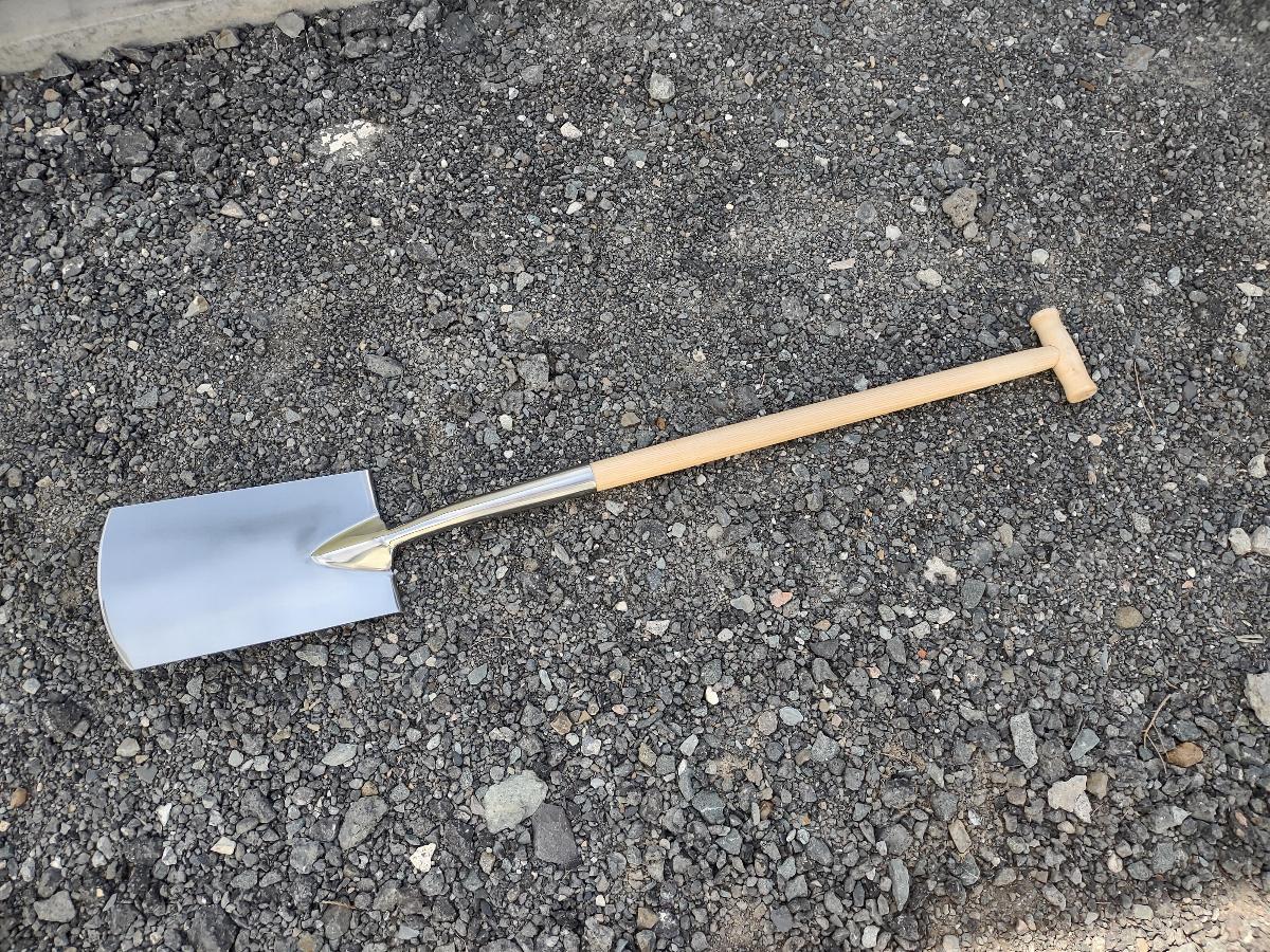Spaten ohne Gravur für Spatenstich