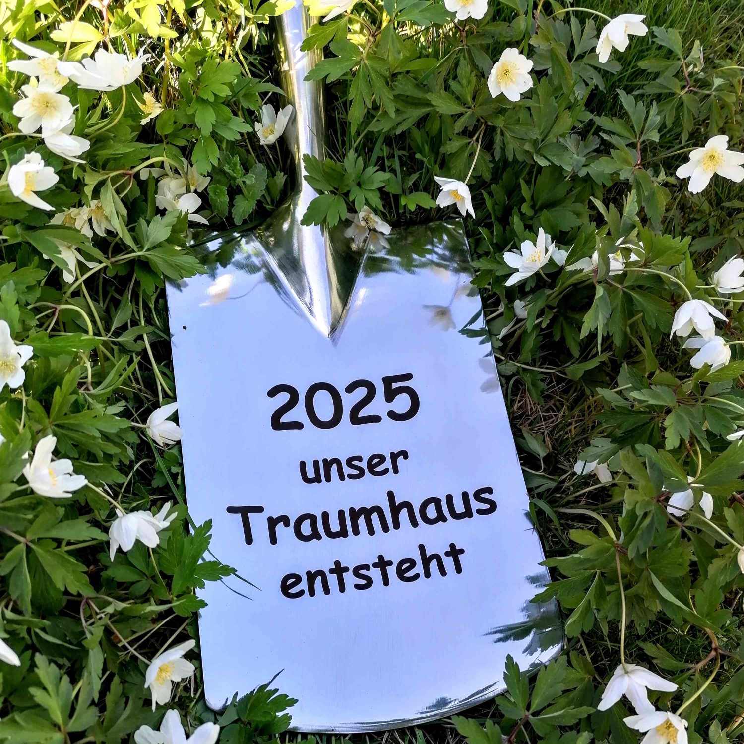 Spatenblatt mit Gravur für Haubau